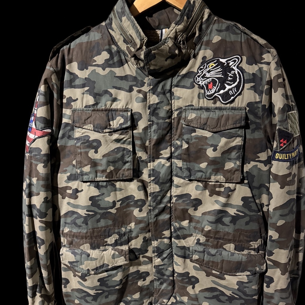 Jack & Jones/Men's Camouflage-Winter Jacket/Medium